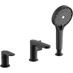 Изображение товара Смеситель на борт ванны BELZ B66713-7, черный
