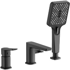 Изображение товара Смеситель на борт ванны BELZ B66715-7, черный