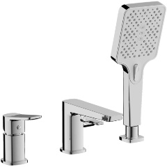 Изображение товара Смеситель на борт ванны BELZ B66715 хром современный дизайн