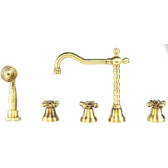 Изображение товара Смеситель на борт ванны Webert Armony AM730402065, бронза