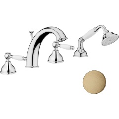 Изображение товара Смеситель на борт ванны Webert Dorian DO730101065, бронза