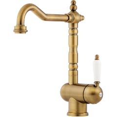 Изображение товара Смеситель Omoikiri 4994287 Kyoto-AB латунь/античная латунь