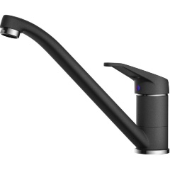 Изображение товара Смеситель Omoikiri Kado-BL 4994162 латунь черный рычажное управление