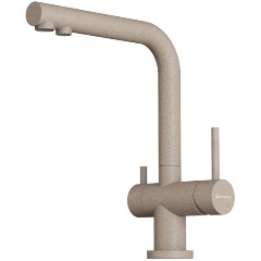 Изображение товара Смеситель Omoikiri Nagano-P-SA латунь/бежевый