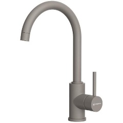 Изображение товара Смеситель OMOIKIRI Shinagawa-P-GR латунь серый для ванной