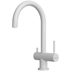 Изображение товара Смеситель Omoikiri Yamada-P-WH латунь/белый