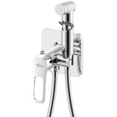 Изображение товара Смеситель для биде Rossinka RS46-51 с гигиеническим душем, встраиваемый