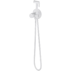 Изображение товара Смеситель с гигиеническим душем и термостатом, встраиваемый WONZON & WOGHAND, Белый матовый (WW-88829909-MW)