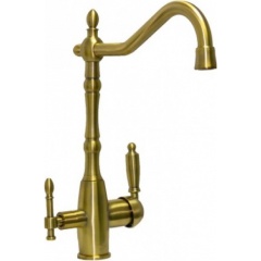 Изображение товара Смеситель для кухни Seaman Barcelone SSL-5387 Antique Gold (PVD + Patina) - Античное золото сатин