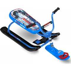Изображение товара Снегокат Nika Джамп, с гонщиком (голубой каркас)