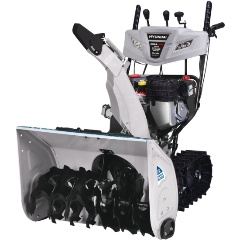 Изображение товара Бензиновый снегоуборщик HYUNDAI HS7680E мощный и надежный для зимней уборки