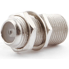 Изображение товара Соединитель Cablexpert APL-FF-01, F (мама) / F (мама) с гайкой и шайбой