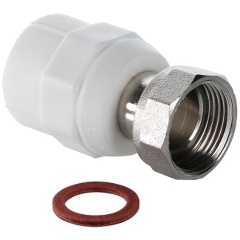 Изображение товара Соединитель VALTEC (VTp.708.0.02004) 20х1/2" с накидной гайкой