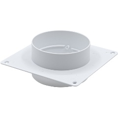 Изображение товара Соединитель вентиляционный с накладной пластиной 100 мм для круглых воздуховодов РемоКолор 52-8-208