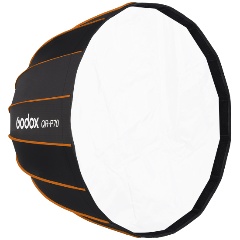 Изображение товара Софтбокс Godox QR-P70 параболический быстроскладной 70 см для фото и видео