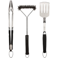 Изображение товара Набор для гриля СОКОЛ Комфорт 3 предмета щипцы вилка лопатка нержавеющая сталь