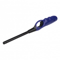 Изображение товара Пьезозажигалка бытовая газовая с классическим пламенем многоразовая СОКОЛ СК-302L синяя