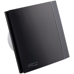 Изображение товара Вентилятор вытяжной Soler & Palau SILENT-100 CRZ MATT BLACK DESIGN-4C