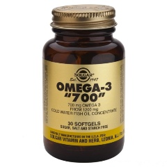 Изображение товара БАД SOLGAR Двойная Омега 3 700мг ЭПК и ДГК капсулы №30