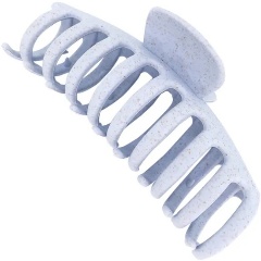 Изображение товара Крабик для волос SOLOMEYA из натуральной пшеницы, овал, голубой