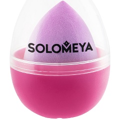 Изображение товара Спонж для макияжа Solomeya Капля Фиолетовый Градиент, 1 шт