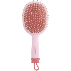 Изображение товара Расческа массажная SOLOMEYA с отверстиями для джиббитсов, розовая