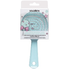 Изображение товара Мини-расческа для распутывания волос SOLOMEYA в форме леденца, тиффани