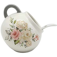 Изображение товара Солонка PRIMA COLLECTION Белла Анна 170 мл, с ложкой, доломит (PC79BA170)