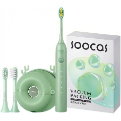 Изображение товара Зубная щётка электрическая SOOCAS D3 со стерилизатором, зелёная