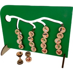 Изображение товара Сортер PAREMO PE720-123 Птицы — развивающая деревянная игрушка от 3 лет