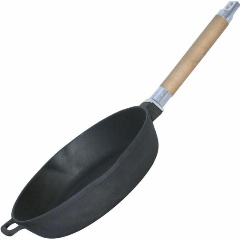 Изображение товара Сотейник Гардарика 28см со съемной ручкой из чугуна для всех типов плит