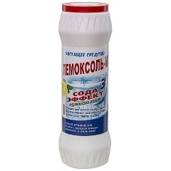 Изображение товара Чистящее средство СПЕКТР универсальное ПЕМОКСОЛЬ-М Сода 3 Эффект порошок дезинфицирующий эффект Лимон 400 г