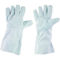 Изображение товара Спилковые краги сварщика РемоКолор серые 24-3-001