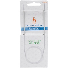 Изображение товара Спицы вязальные PONY круговые 2,50мм*100см, алюм., 52203 (52603)