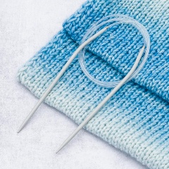 Изображение товара Спицы вязальные PONY круговые 3,75мм*100см, алюм., 52208