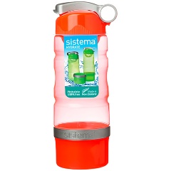 Изображение товара Бутылка Sistema спортивная питьевая 615мл красный (535)