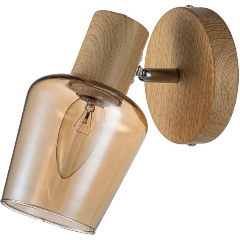 Изображение товара Спот Escada Woody 691/1A для спальни стиль скандинавский натуральный дизайн