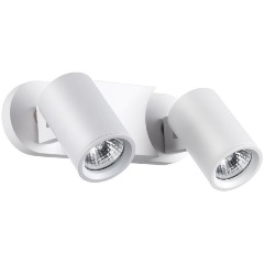 Изображение товара Спот Novotech Gusto 370651 белый для интерьера с 2 галогенными лампочками