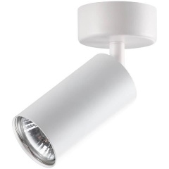 Изображение товара Спот Novotech Pipe 370394 белый металлический для магазина 50 Вт