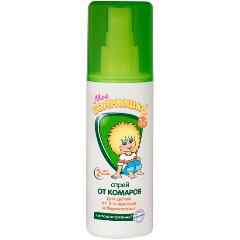 Изображение товара Спрей детский от комаров МОЁ СОЛНЫШКО защитный, 100 мл