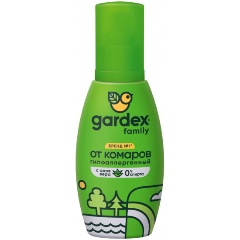 Изображение товара Спрей GARDEX FAMILY от комаров, с Алоэ-вера, 100 мл