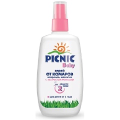 Изображение товара Спрей PICNIC Baby для детей от комаров, 120 мл