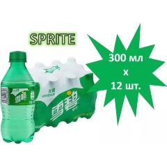 Изображение товара Газированный напиток Sprite 0,3л Китай, упаковка 12 шт