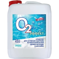 Изображение товара Средство для бассейна Cemmix O2 Эффект, антибактериальное, 5 л