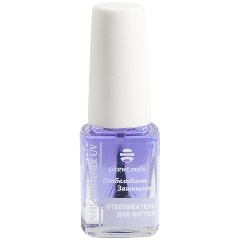 Изображение товара Средство для отбеливания ногтей Planet Nails Whitener UV, с диско эффектом, 11 мл