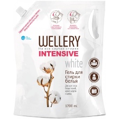 Изображение товара Гель для стирки WELLERY INTENSIVE WHITE для интенсивной стирки белых вещей, 1.7 л
