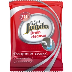 Изображение товара Средство для удаления засоров JUNDO PREMIUM Drain Cleanser гранулированное, 70 г
