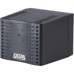 Изображение товара Стабилизатор напряжения PowerCom TCA-3000 Black 3000 ВА защита от скачков