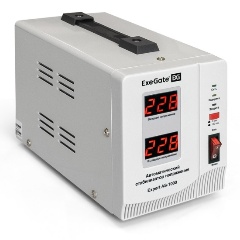 Изображение товара Стабилизатор напряжения ExeGate Expert AS-1000 600 Вт 220В релейный напольный