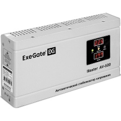Изображение товара Стабилизатор напряжения ExeGate Master AV-500 надежная защита техники